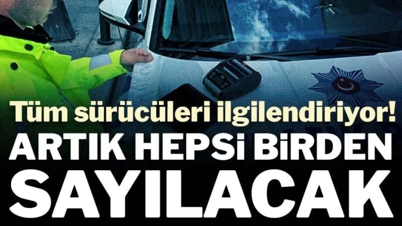 Trafikte Zincirleme Suçlara Şok Ceza! Hepsi Birden Sayılacak! (Şimdi yandınız...)