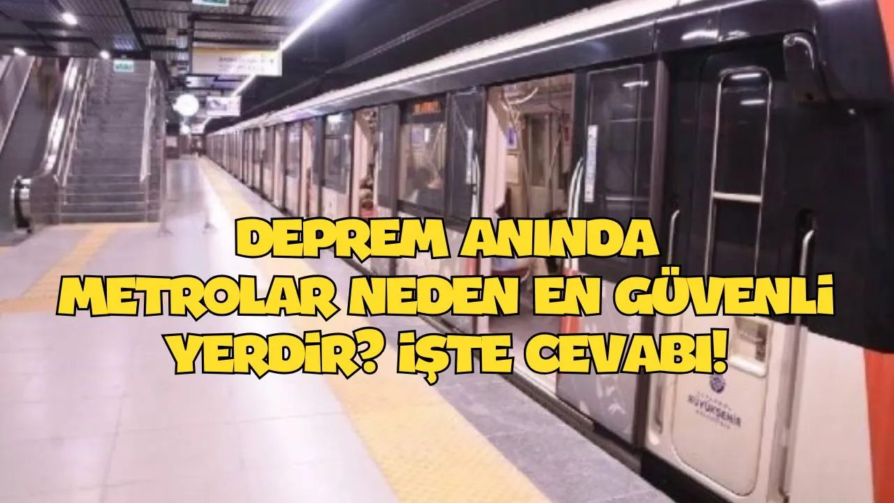 Fay Hattına Yakın Ama EN GÜVENLİ YER! Metrolar Depremde Neden Çökmez? (Depremde metrolar güvenli mi?)
