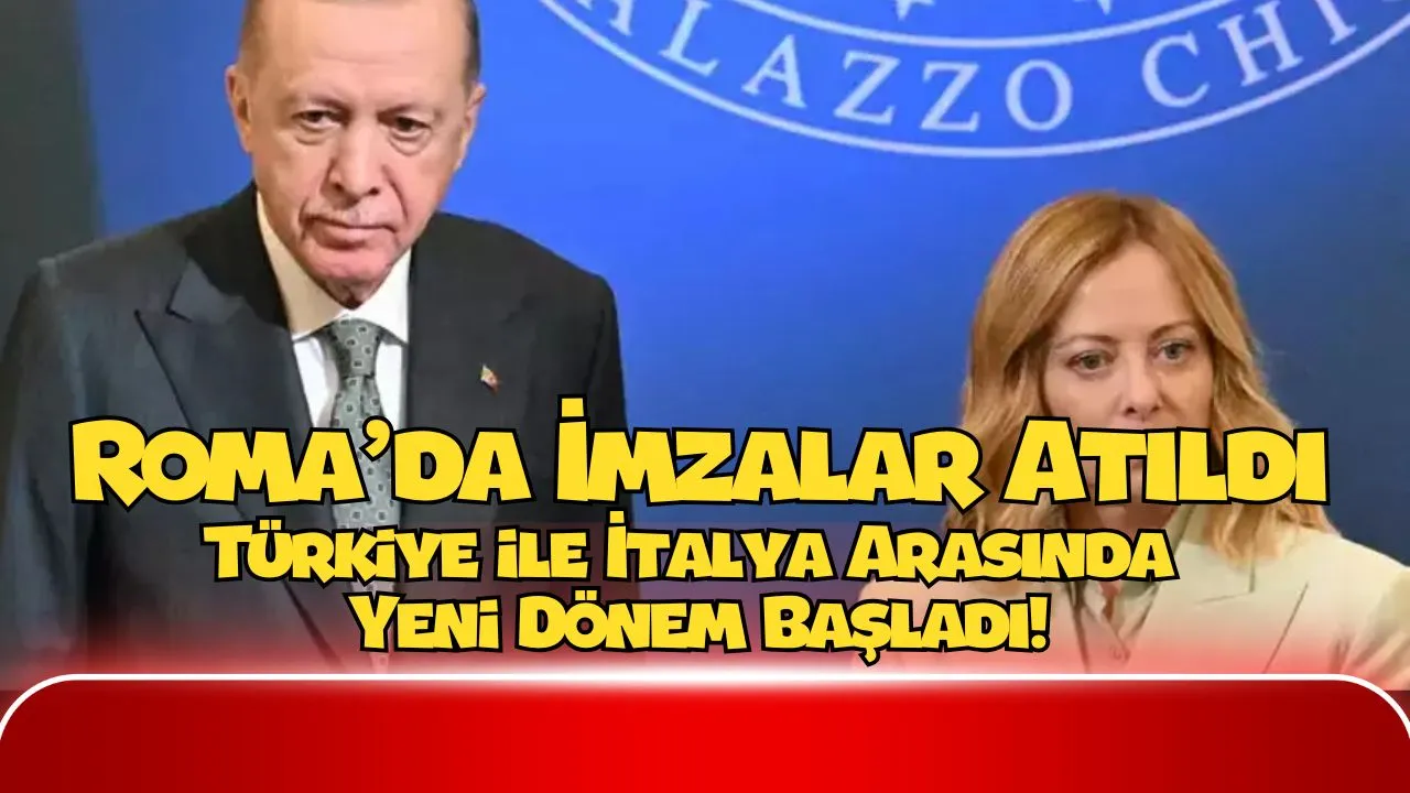 Erdoğan Roma’da Açıkladı: Türkiye-İtalya Ticaretinde 40 Milyar Dolarlık Hedef! (işte detaylar...)
