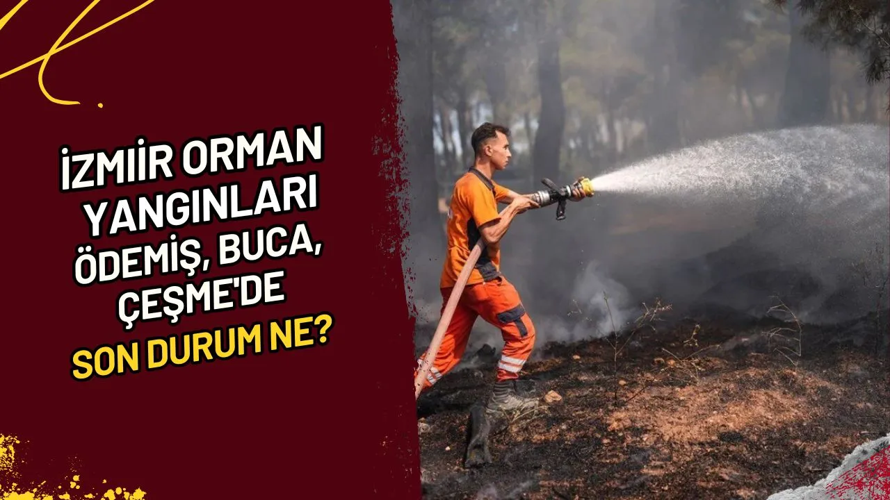İzmir Orman Yangınları Ödemiş, Buca, Çeşme'de Son Durum Ne?