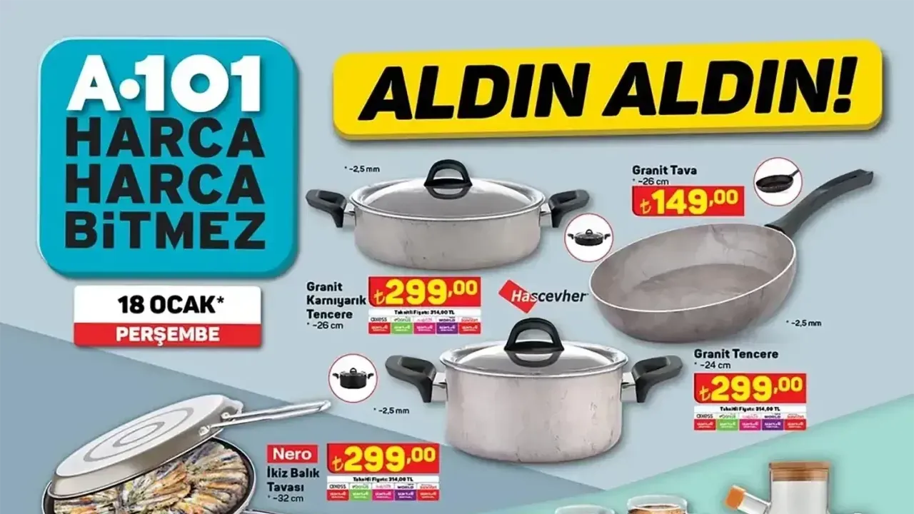 A101 18 Ocak 2024 Aktüel Ürünler Kataloğu Yayınlandı! A101 18 Ocak Kataloğunda İndirimli Hangi Ürünler Var?