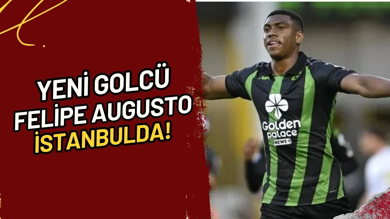 Trabzonspor'un Yeni Golcüsü Felipe Augusto İstanbul'da! Bordo-Mavili Tespihle Karşılandı