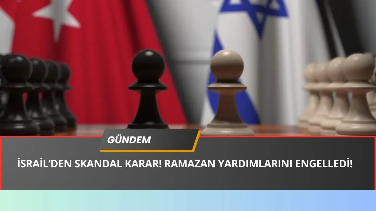 İsrail'den Skandal Karar! Gazze'ye Bütün İnsani Ramazan Yardımları DURDURULDU! İşte Sebebi...
