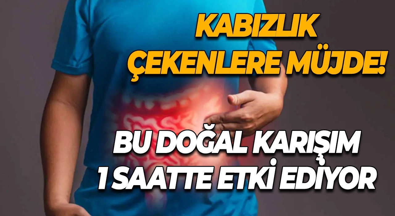 Kabızlık Çekenlere Müjde! Bu Doğal Karışım 1 Saatte Etki Ediyor