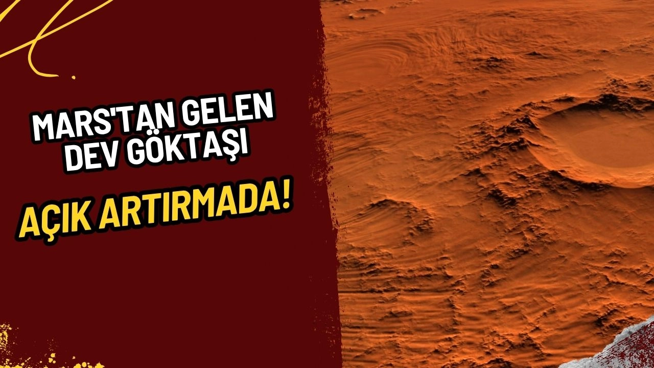 Rekor Fiyata Satılabilir: Mars'tan Gelen Dev Göktaşı NWA 16788 Açık Artırmada!