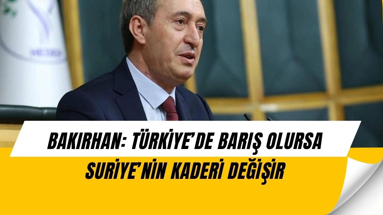 Bakırhan’dan Süleymaniye’de Çarpıcı Çıkış: “Türkiye’de Barış Olursa Suriye de Değişecek!”