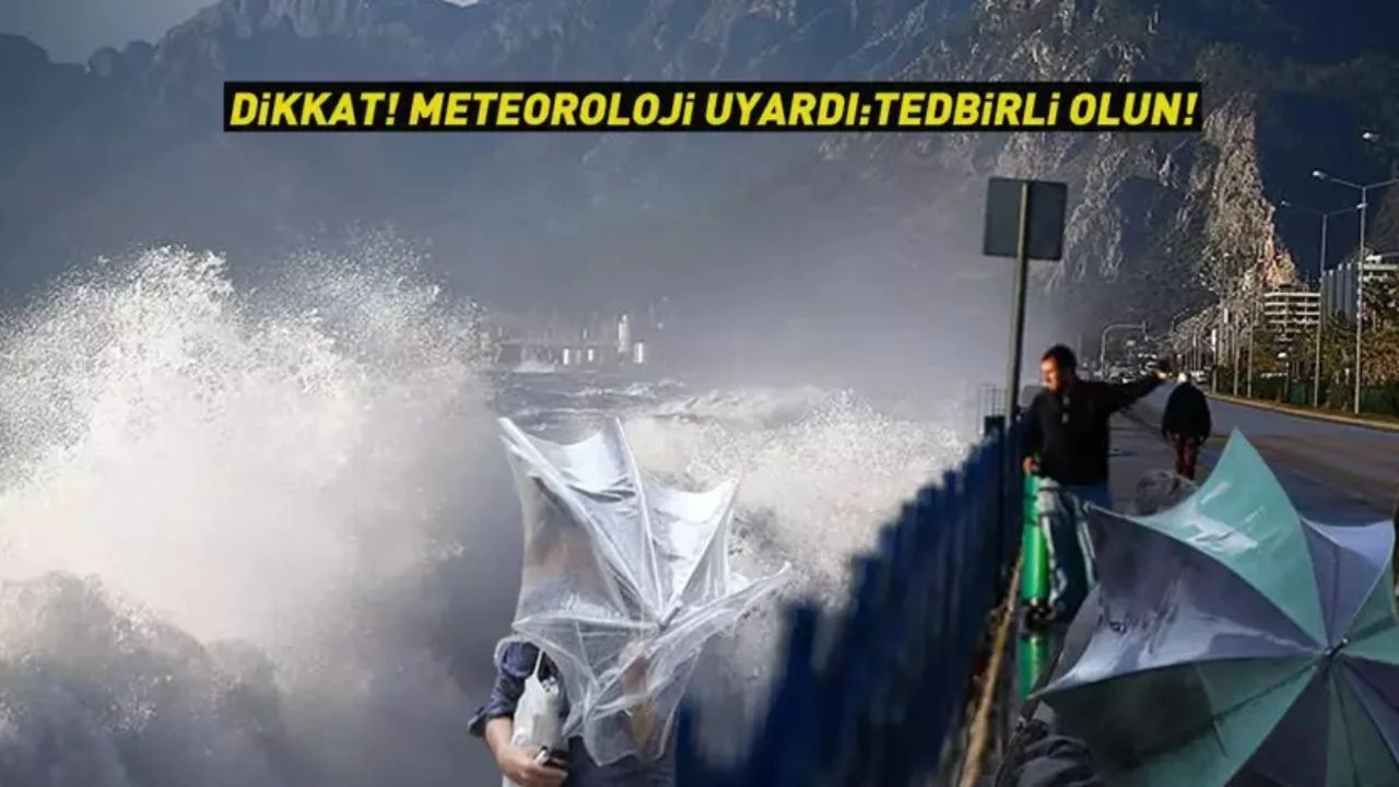 Son Dakika! İstanbul İçin Sağanak ve Fırtına Alarmı Verildi