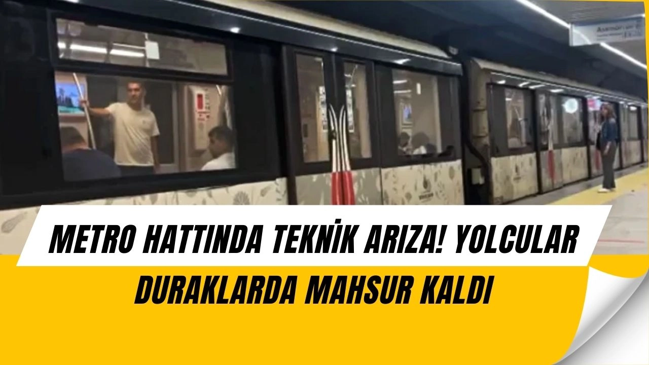 İstanbul’da Metro Çilesi: Bakırköy-Kayaşehir Hattı Durdu, Yolcular İsyan Etti!