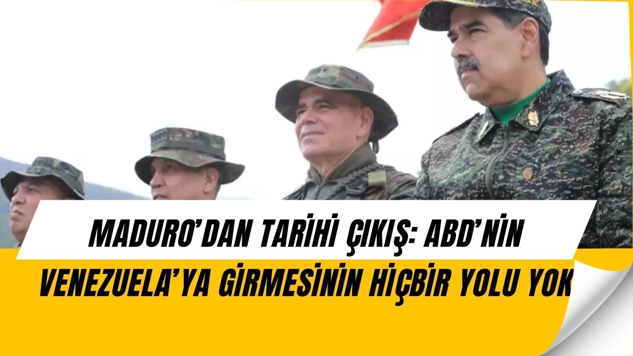 Maduro Rest Çekti: ABD Venezuela’ya Adım Atamayacak!