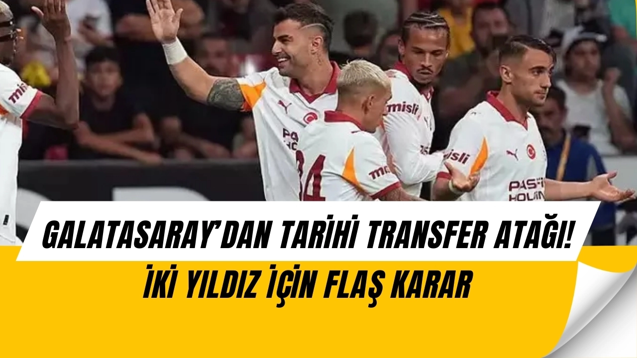 Galatasaray Bombayı Patlattı! İki Yıldızla Anlaşıldı, Son Söz Okan Buruk’ta