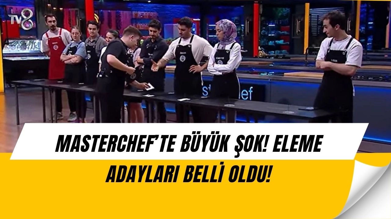 MasterChef’te Şok! Eleme Potasına Kimler Gitti, Kim Kurtuldu?