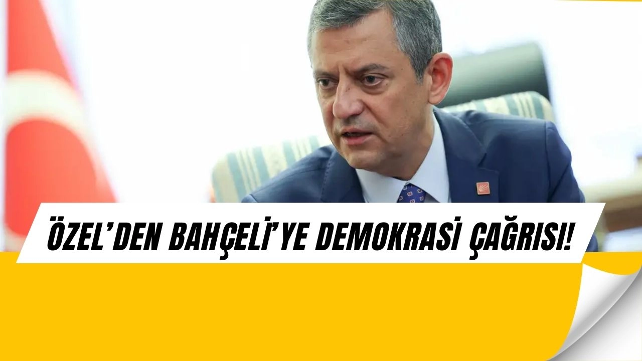 Özgür Özel’den Bahçeli’ye tarihi mesaj: ‘Demokrasi yolunda beraber yürürüz!