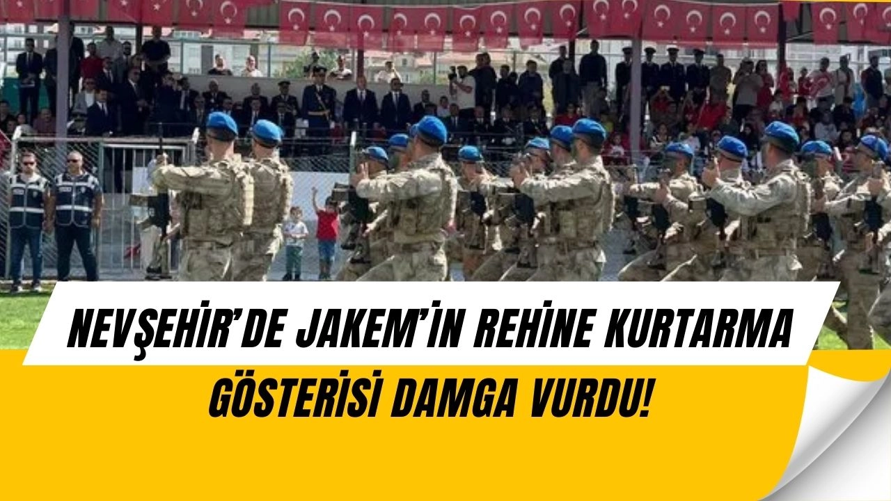 Nevşehir’de 30 Ağustos coşkusu: JAKEM köpekleri rehine kurtarma gösterisiyle mest etti!