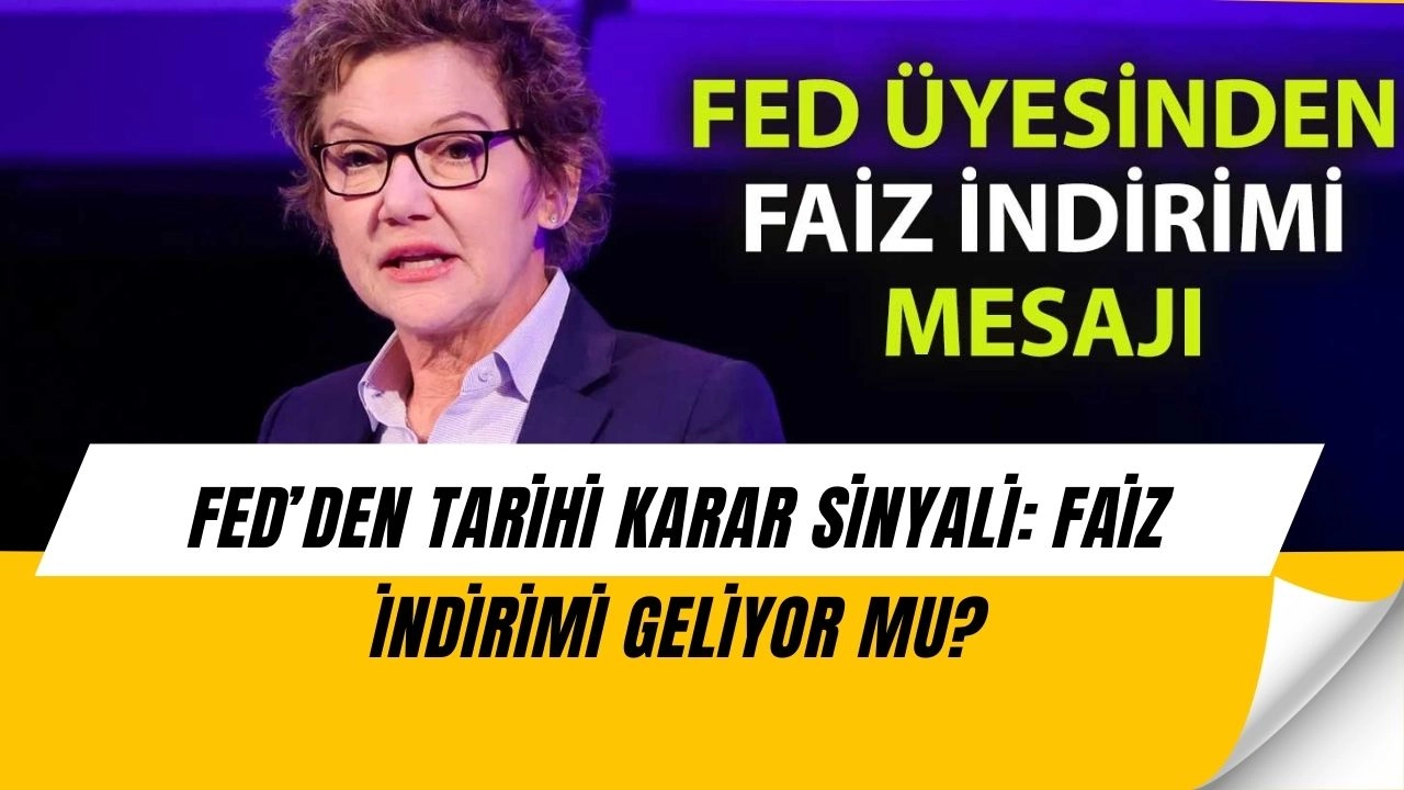 Fed’den Şok Sinyal: Mary Daly Eylül’de Faiz İndirimi İçin Zemin Hazırladı!