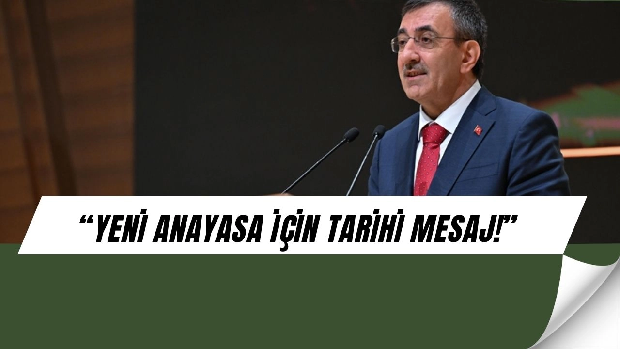Cevdet Yılmaz’dan Kritik Anayasa Mesajı: “Millet Daha Etkin Devlet İstiyor!”