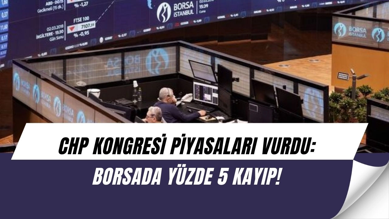Borsa Sarsıldı: CHP Kongresi Kararıyla Endeks Çakıldı!
