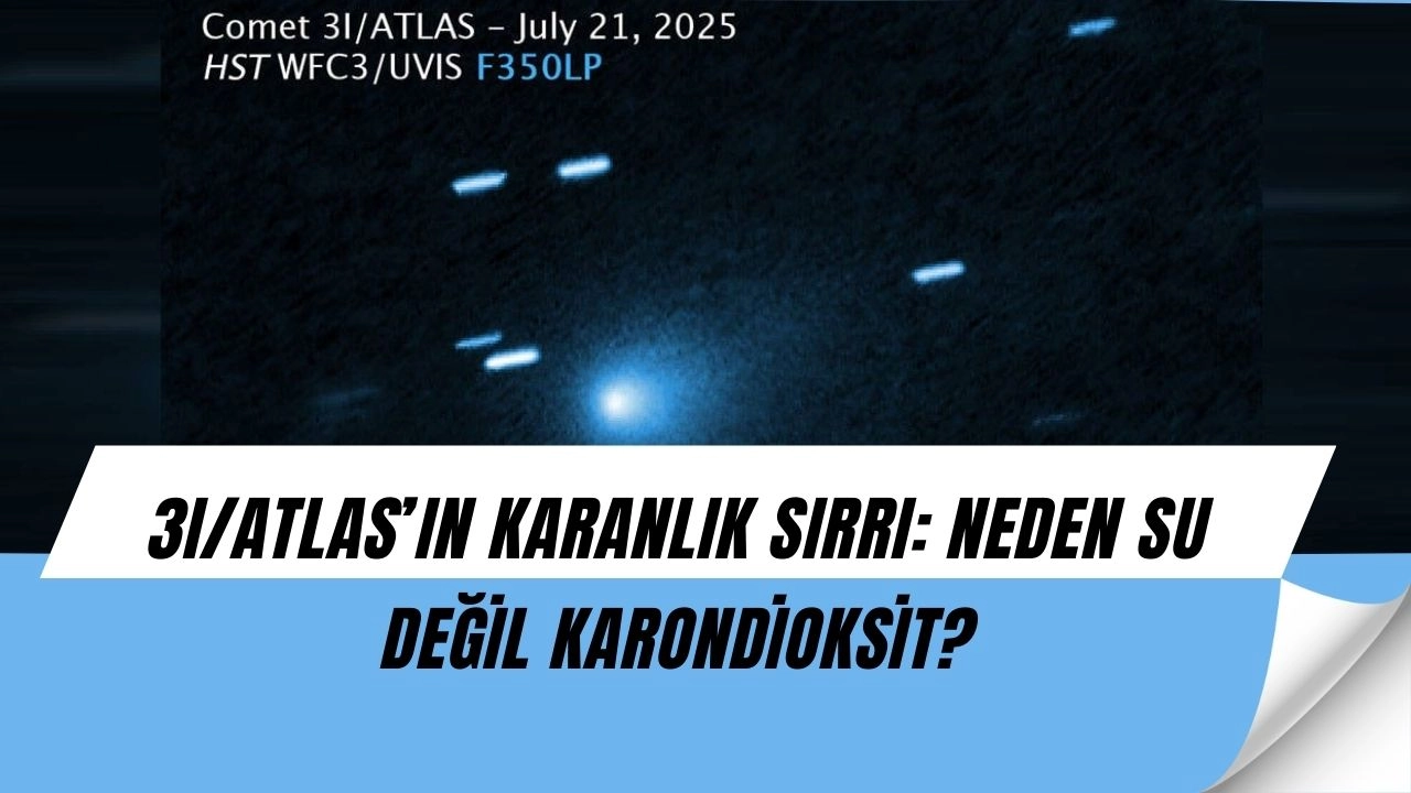 Bilim dünyası şokta: 3I/ATLAS su değil karbondioksit saçıyor!