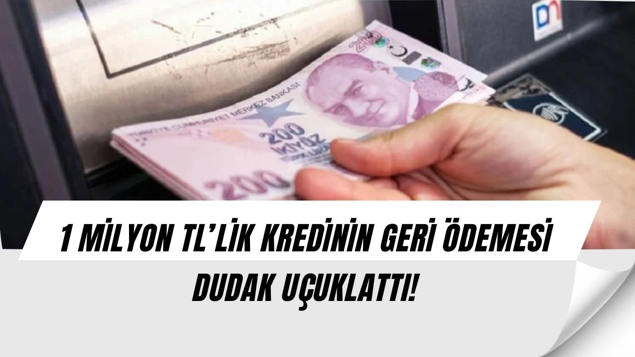 Ev Hayali Yakan Hesap! 1 Milyon TL’lik Kredinin Geri Ödemesi Dudak Uçuklattı