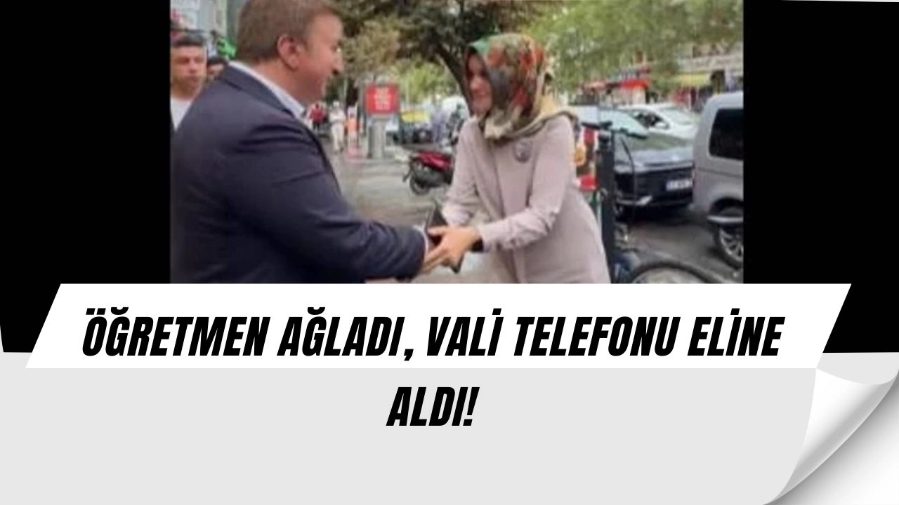 Erzincan’da yürek burkan anlar: Öğretmen ağladı, vali gözyaşlarını tutamadı!