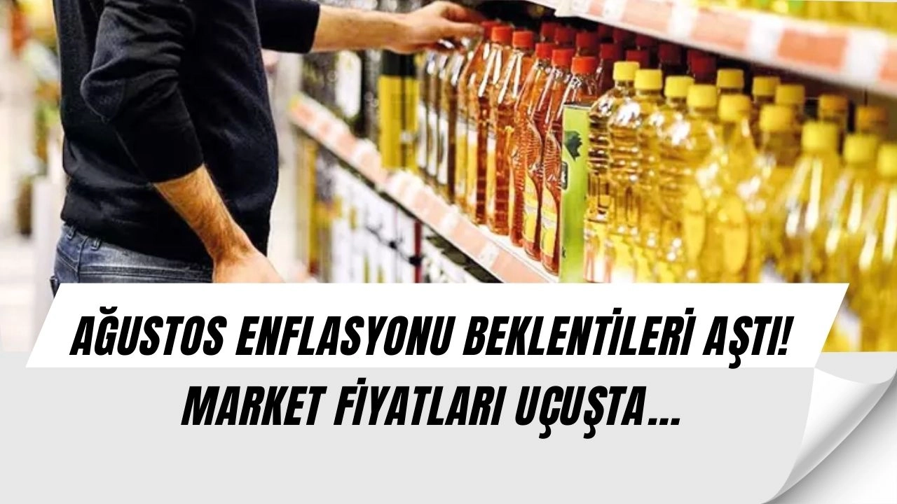 Ağustos enflasyonu şoke etti: Zam şampiyonu havayolu taşımacılığı çıktı!