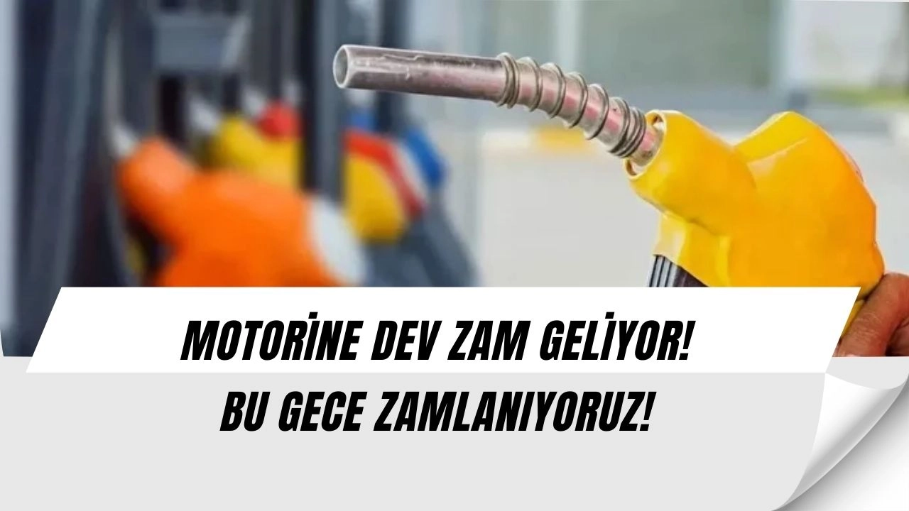 Araç sahiplerine kötü haber! Motorine dev zam geliyor (HEM DE BU GECE)