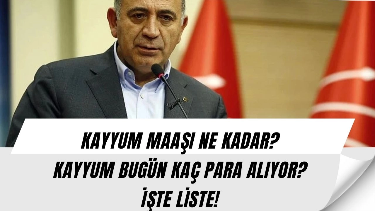 Kayyumlar Ne Kadar Maaş Alıyor? GÜNCEL KAYYUM MAAŞLARI 2025 EYLÜL! 