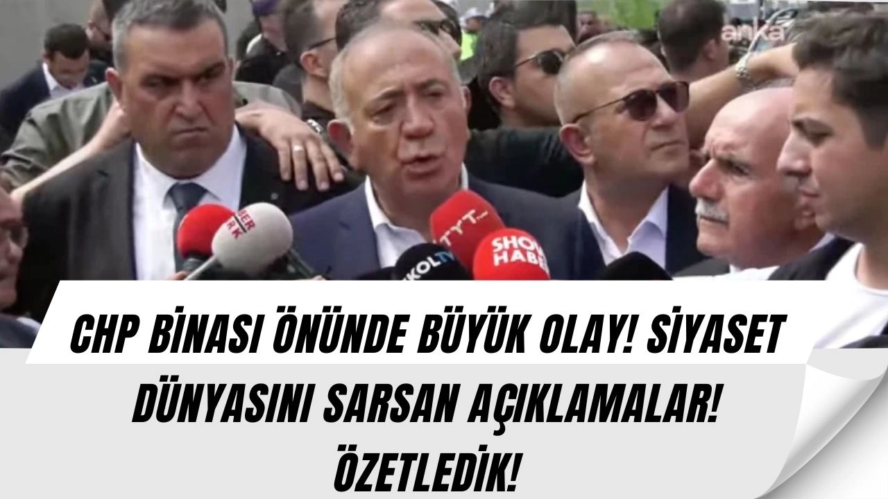CHP'DE YER YERİNDEN OYNADI! Gürsel Tekin ARACINA DÖNDÜ! Çok Konuşulacak Açıklamalar!