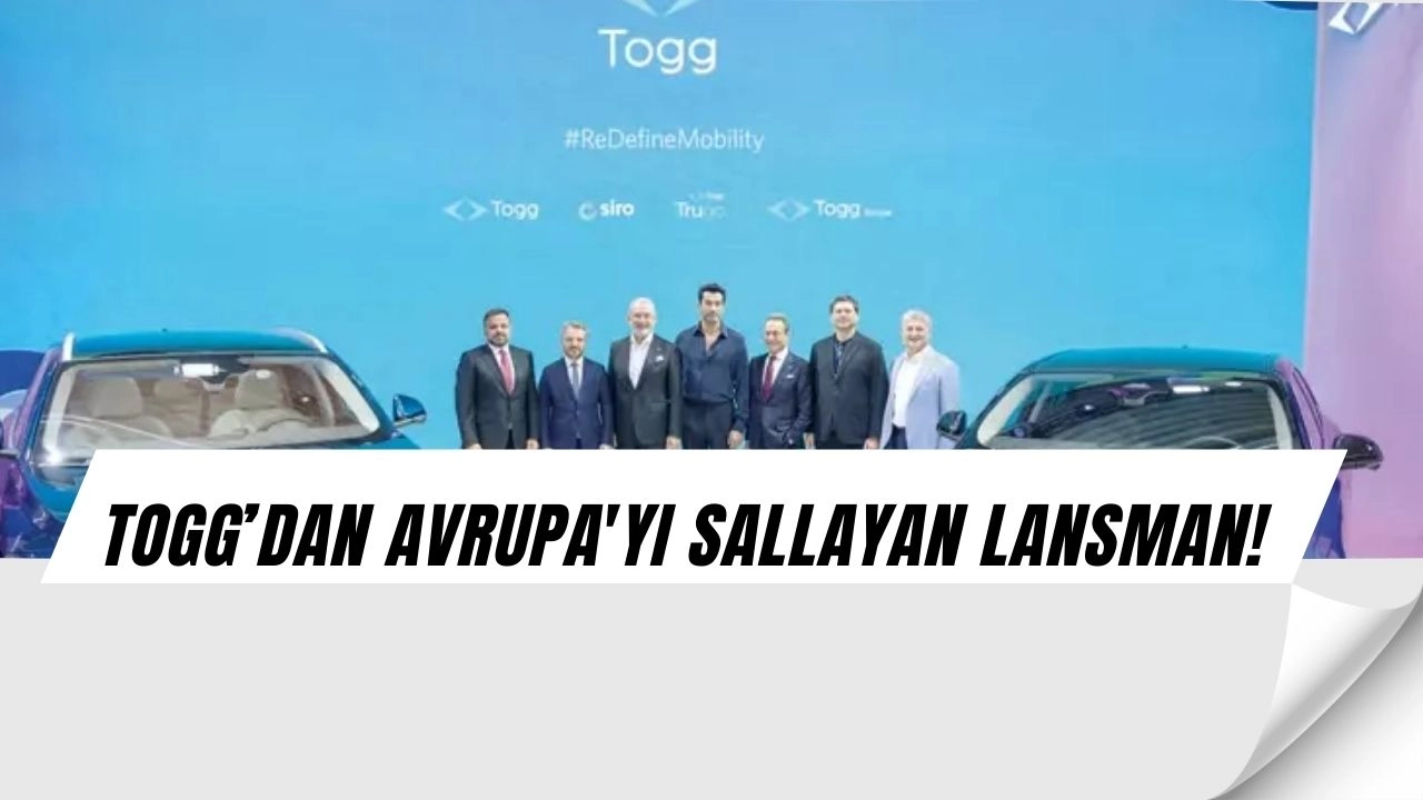 Türkiye'nin Gururu Dünyayı Salladı! Togg'dan Avrupa'da Tarihi An!