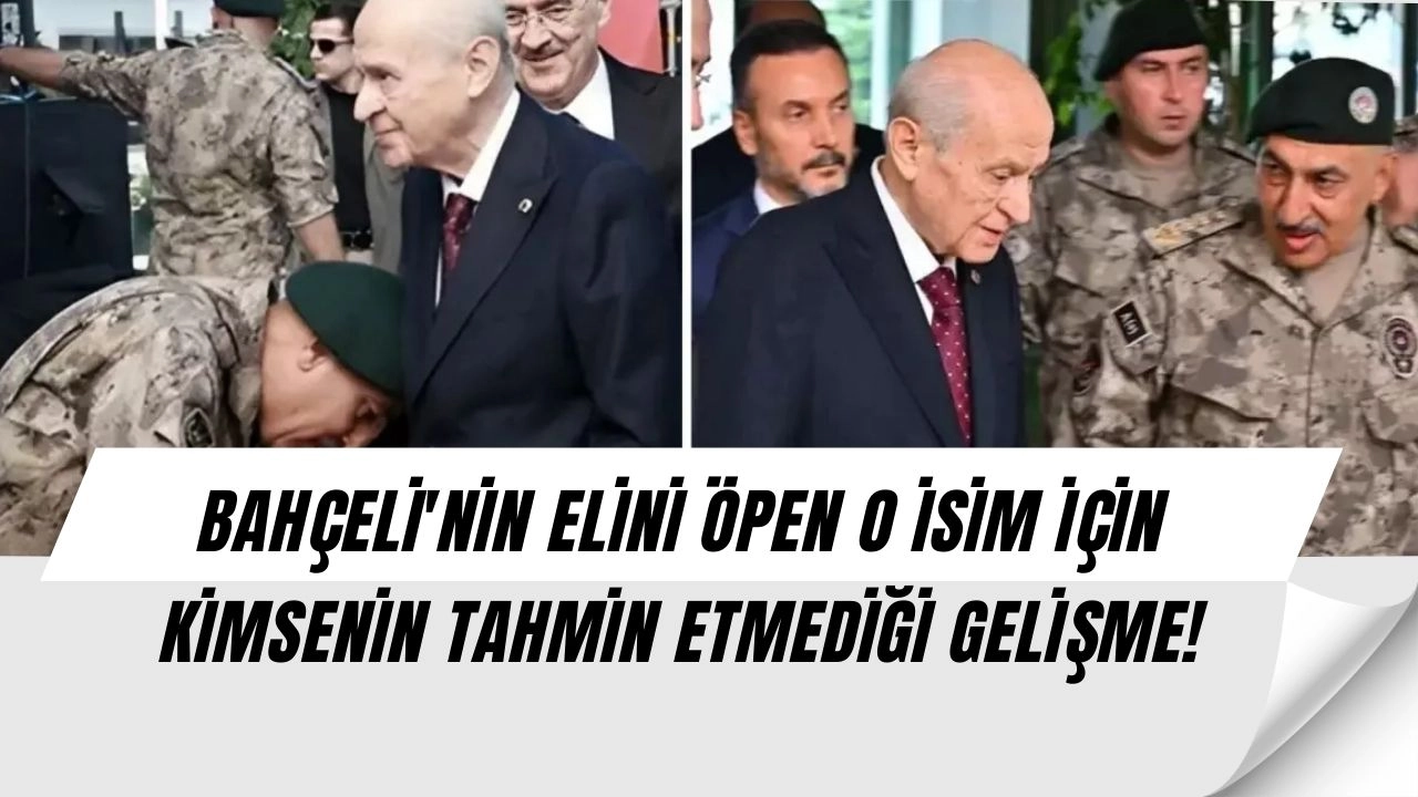 Bahçeli'nin Elini Öpen Özel Harekat Başkanı İçin Flaş Karar! Şok Oldu!