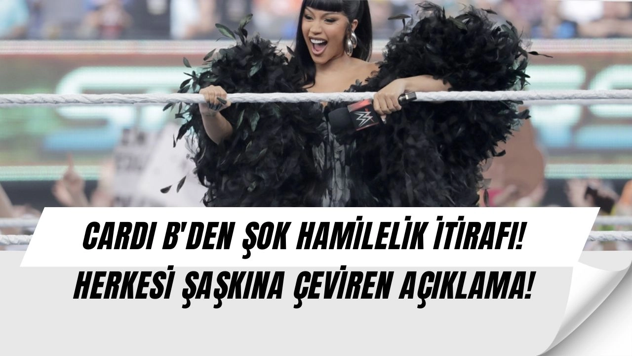 Cardi B'nin Sırrı Ortaya Çıktı! Hamilelik İddiası İçin Muhabire Kalem Fırlatan Ünlü Rapçi Şaşırttı!