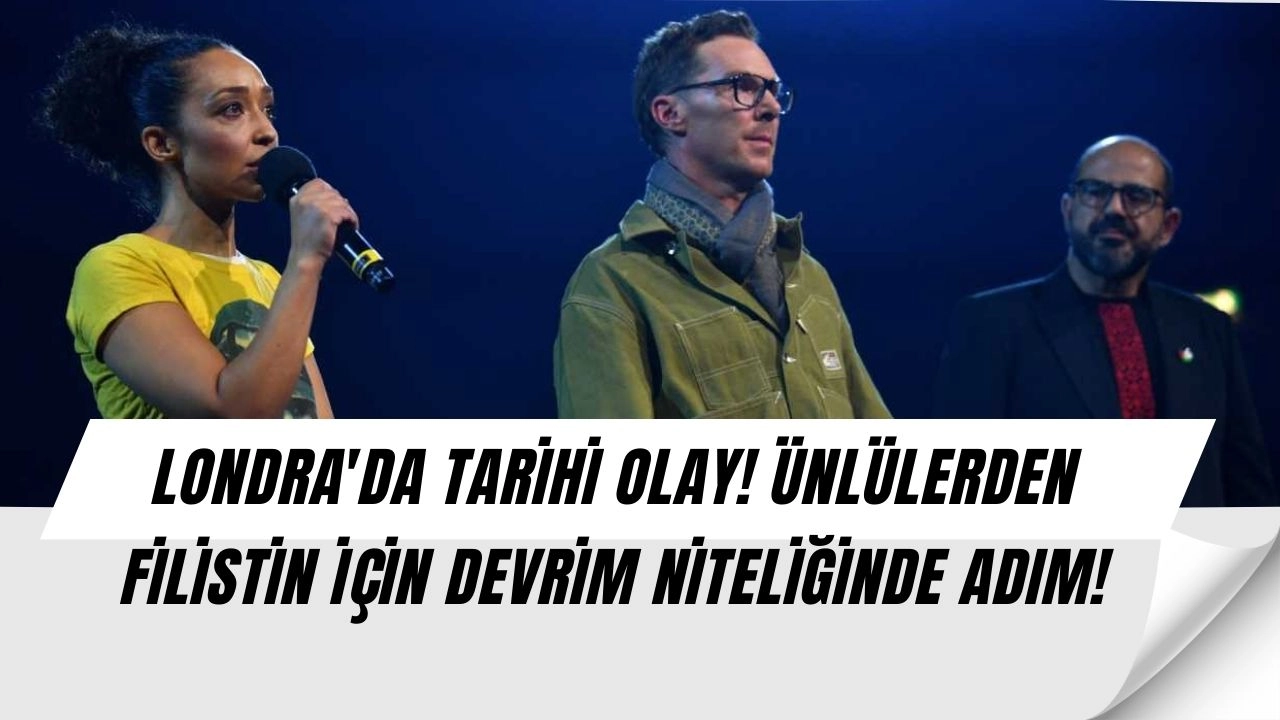 Londra'da Şoke Eden Filistin Konseri! Ünlüler Sahne Aldı, Toplanan Para Herkesi Şaşkına Çevirdi