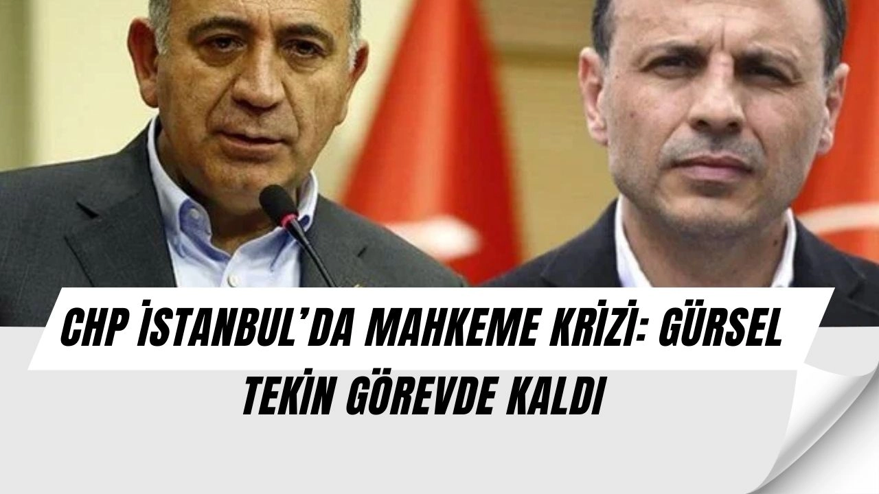 CHP İstanbul’da kriz büyüyor: Gürsel Tekin kaldı, Özgür Çelik devre dışı!