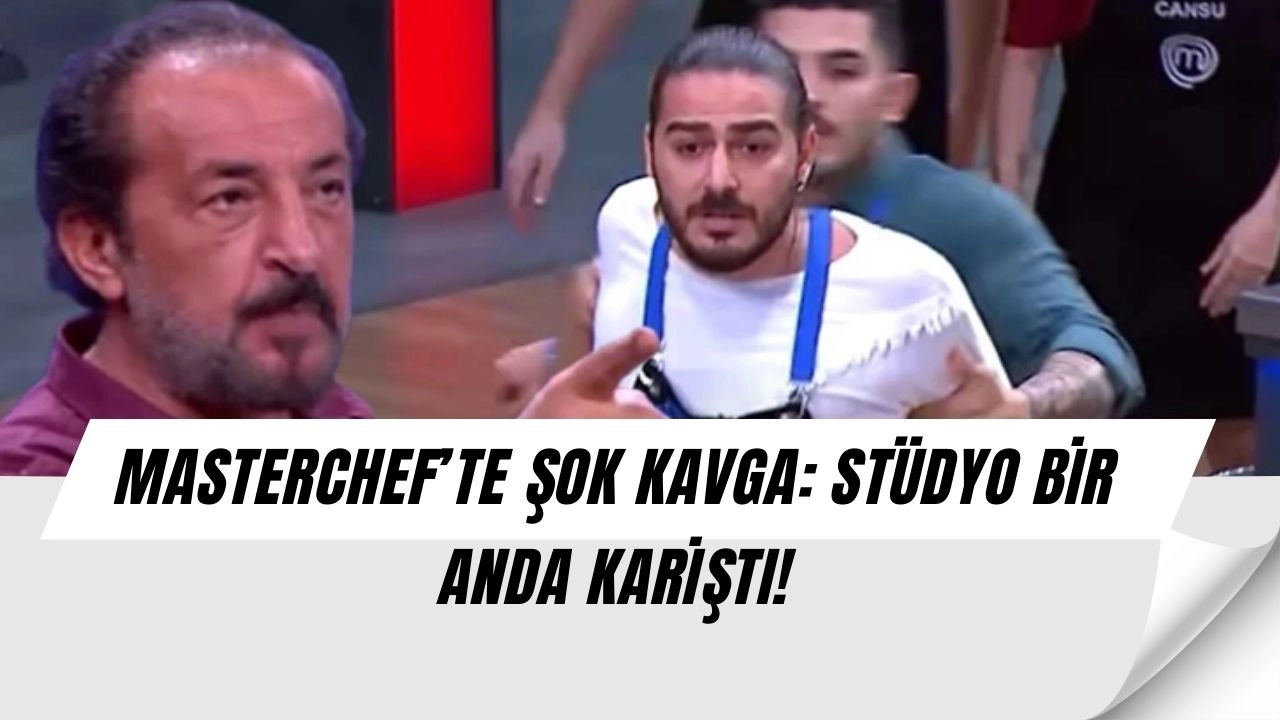 MasterChef’te Olay! Çağatay ile Mehmet Şef Yumruk Yumruğa Geliyordu – Stüdyo Karıştı!