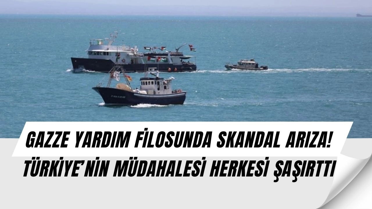 Gazze Yardım Filosunda Büyük Kriz! Su Alan Tekneyi Türkiye Kurtardı, Yolcular Tahliye Edildi