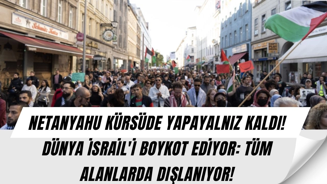 İsrail'e BM'de Tarihi Şok! Netanyahu Kürsüye Çıktı, Diplomatlar Şoke Eden Şeyi Yaptı! O Ülkeler de Filistin'i Tanıdı!