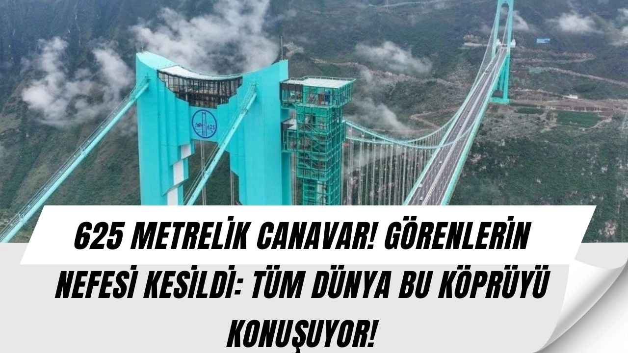 625 METRELİK CANAVAR! GÖRENLERİN NEFESİ KESİLDİ: TÜM DÜNYA BU KÖPRÜYÜ KONUŞUYOR!