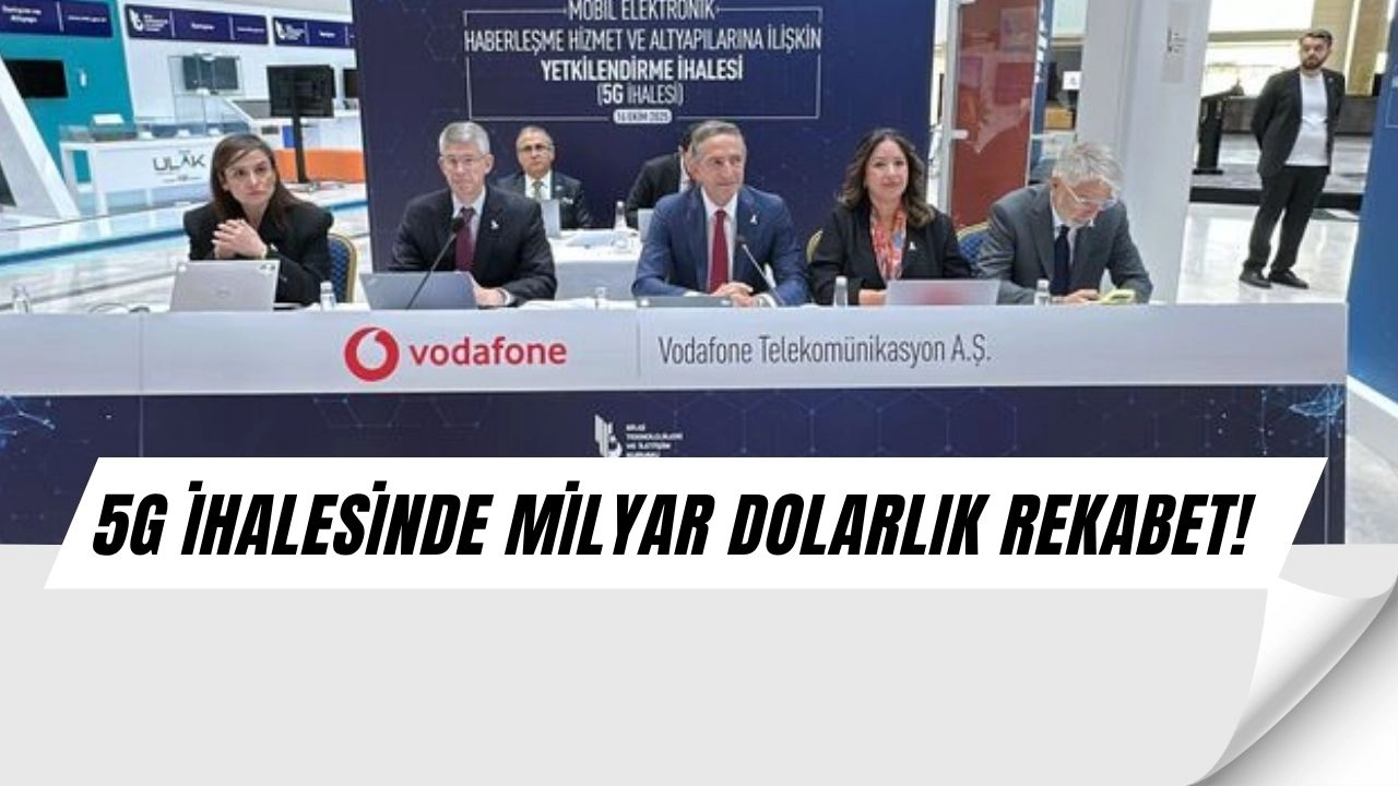 5G İhalesinde Şok Rakam! Turkcell, Türk Telekom ve Vodafone Rekabetinde Milyar Dolarlık Savaş