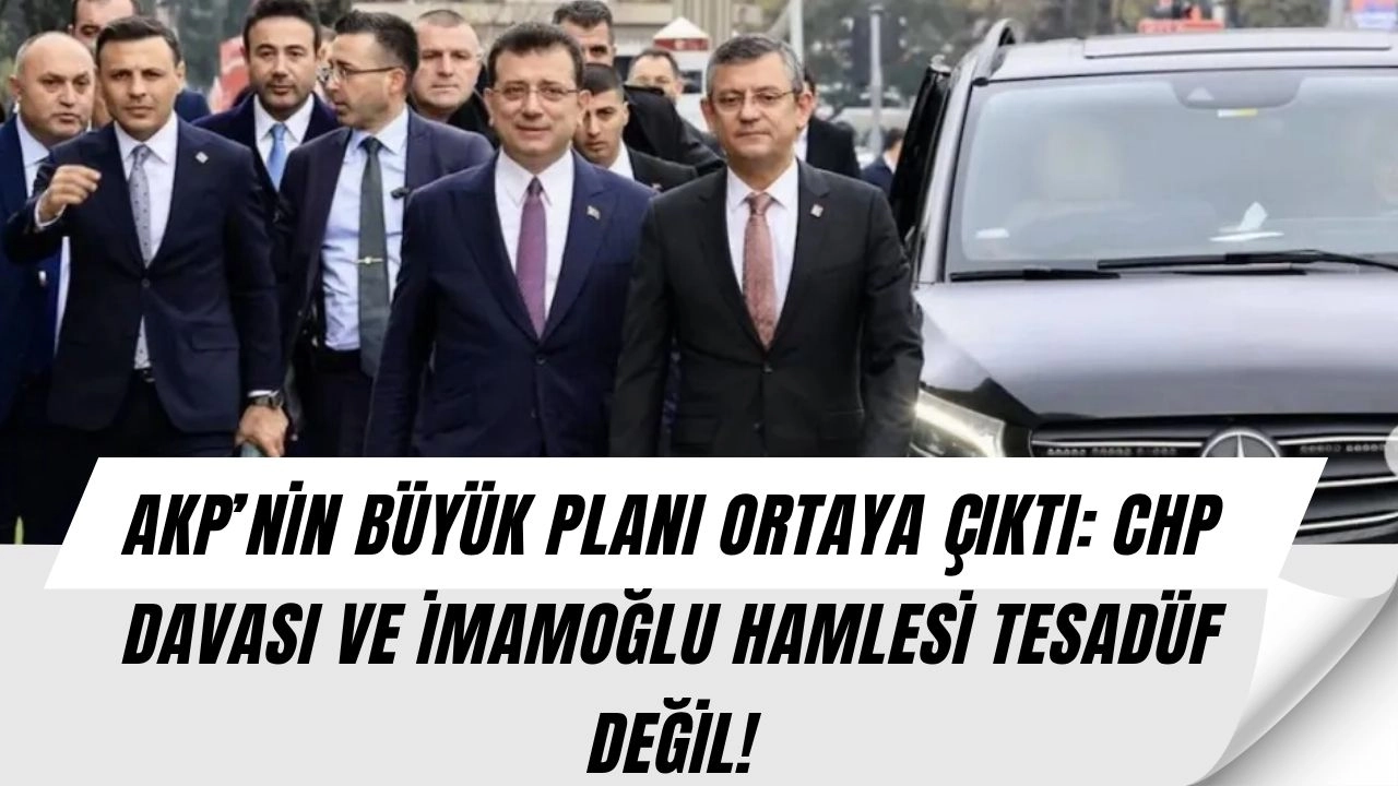 CHP Kurultay Davasında Zamanlama Tesadüf Değil: AKP’nin Kulislerdeki Planı Ortaya Çıktı!