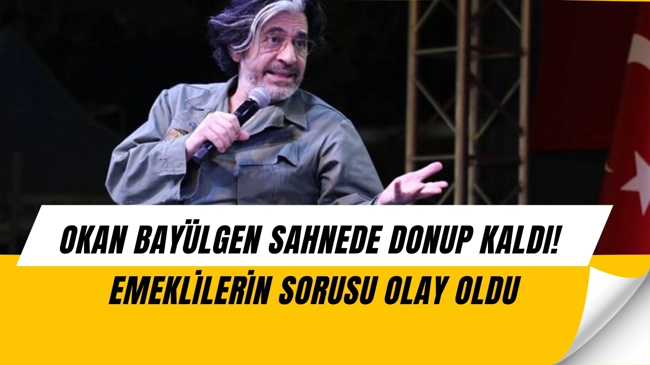 Okan Bayülgen emekliler karşısında ne yapacağını bilemedi! “Apıştım kaldım”