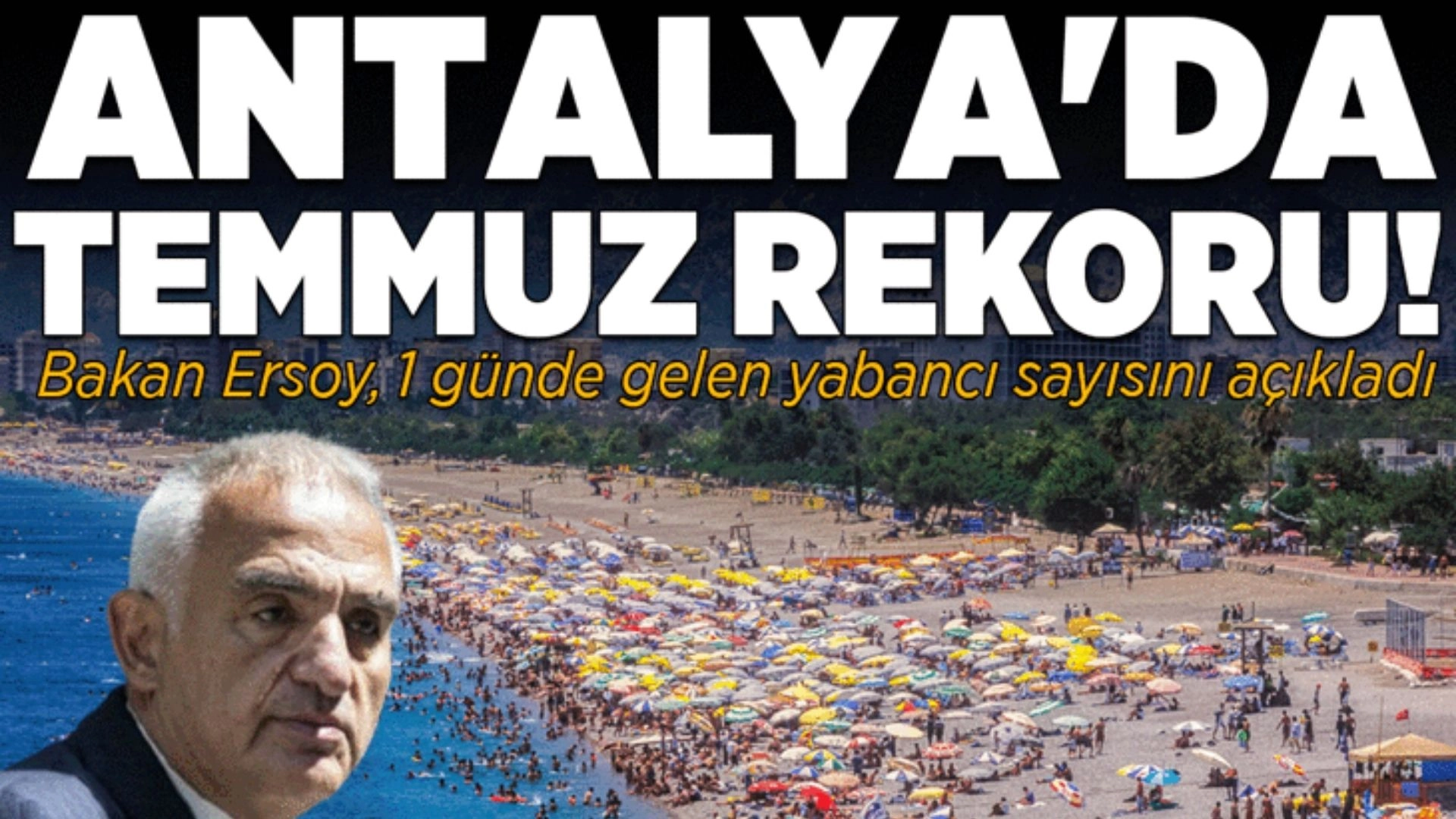 Antalya'da Tarihi Gün! Tek Günde 102 Bin Yabancı Giriş Yaptı, Rekor Kırıldı!