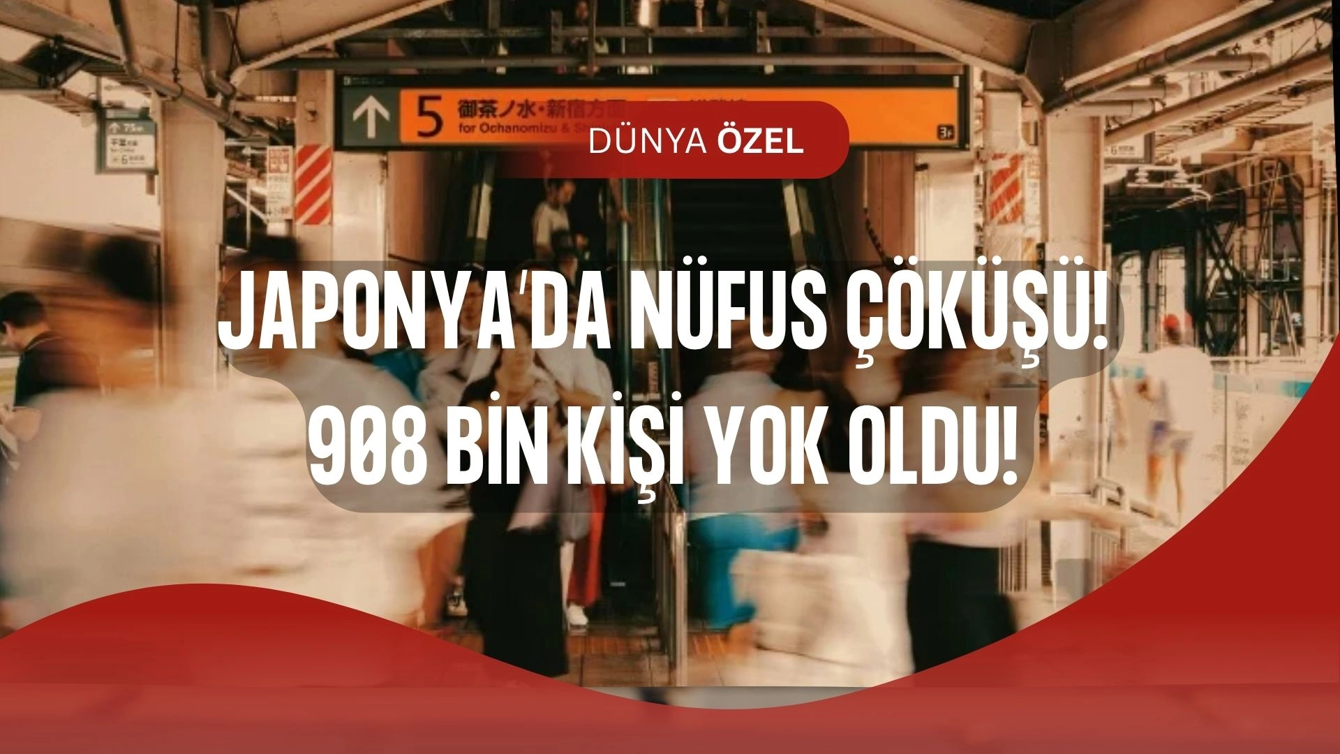 Japonya’da Büyük Çöküş! 908 Bin Kişi Bir Yılda Kayboldu!