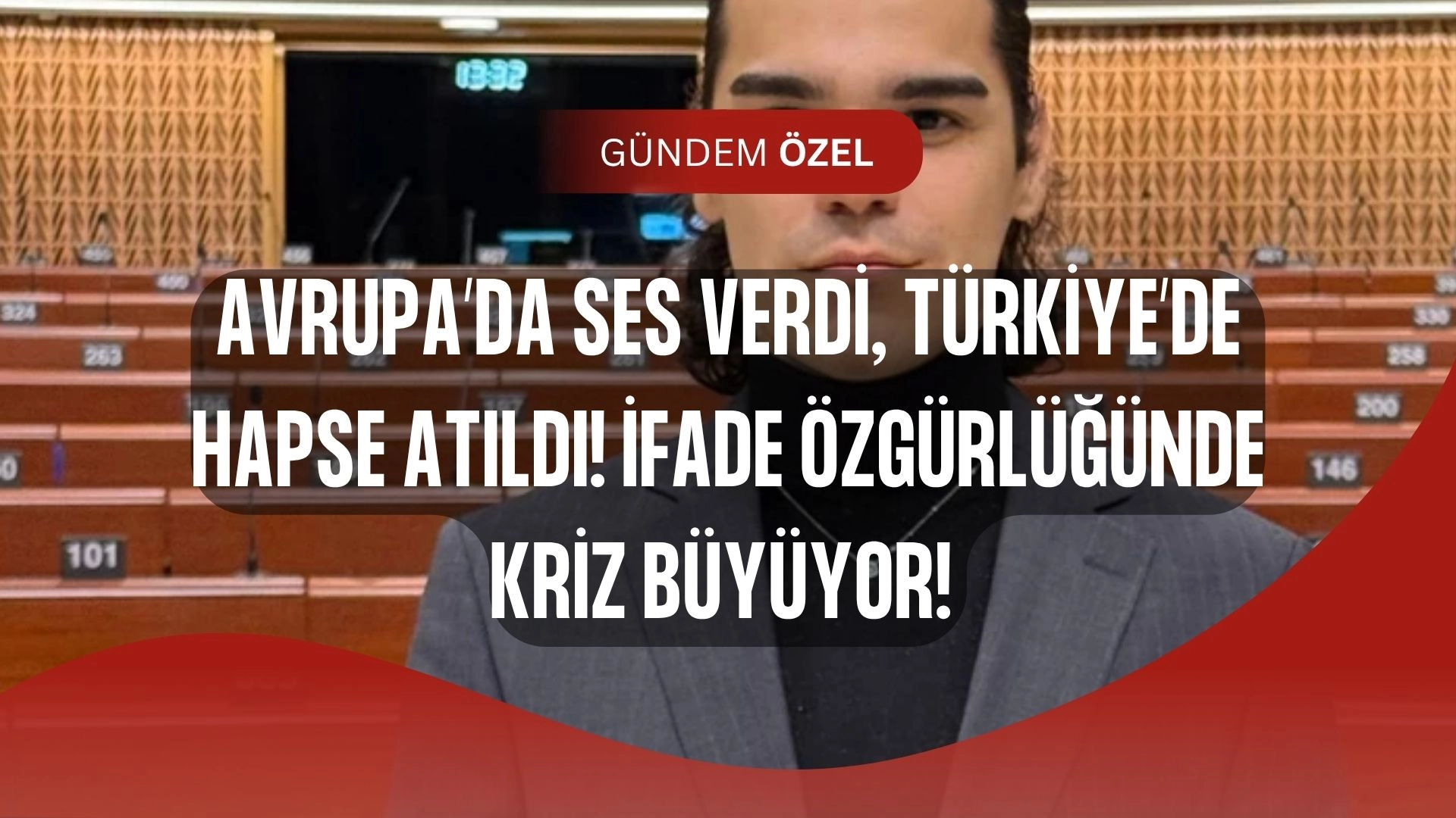 Avrupa’da Konuştu, Türkiye’de Hapse Atıldı! Genç Delegeden Sert Mesaj Sonrası Şok Tutuklama