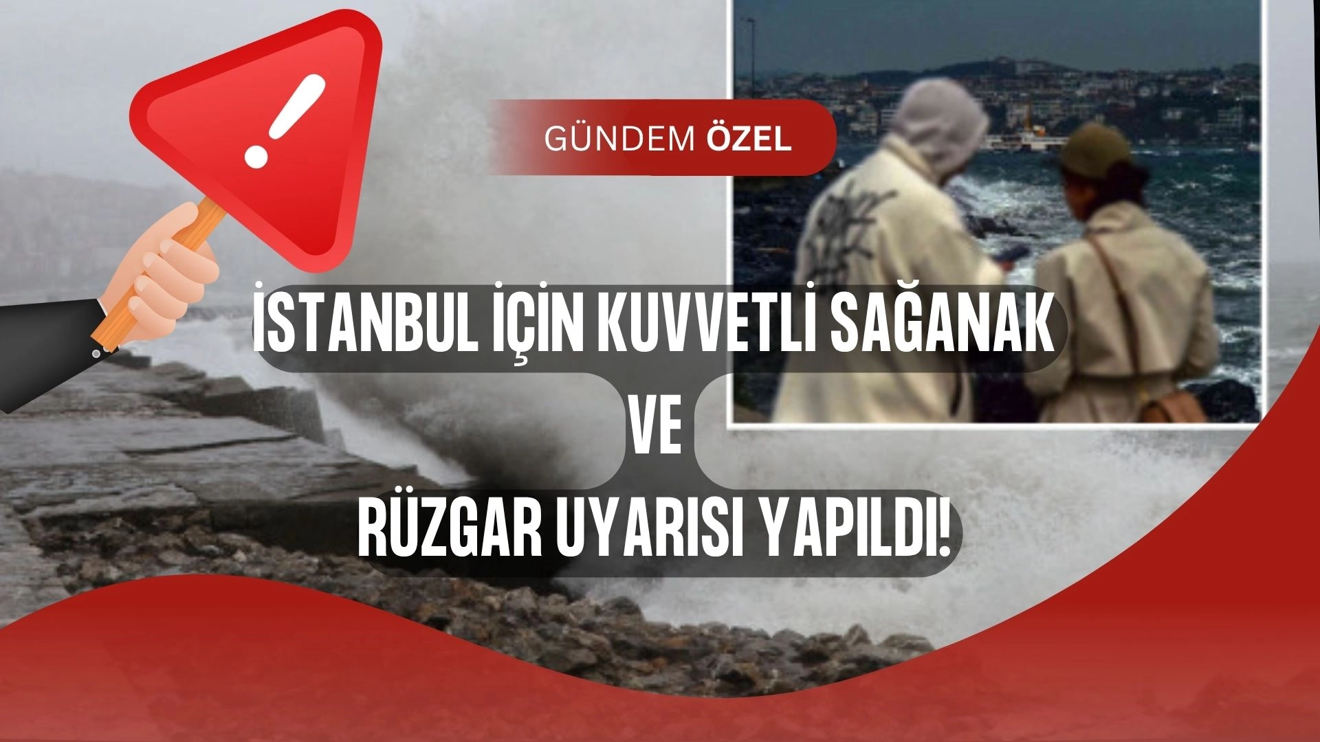 İstanbul'da Fırtına ve Sağanak Kabusu! Sel ve Çatı Uçmaları Yolda