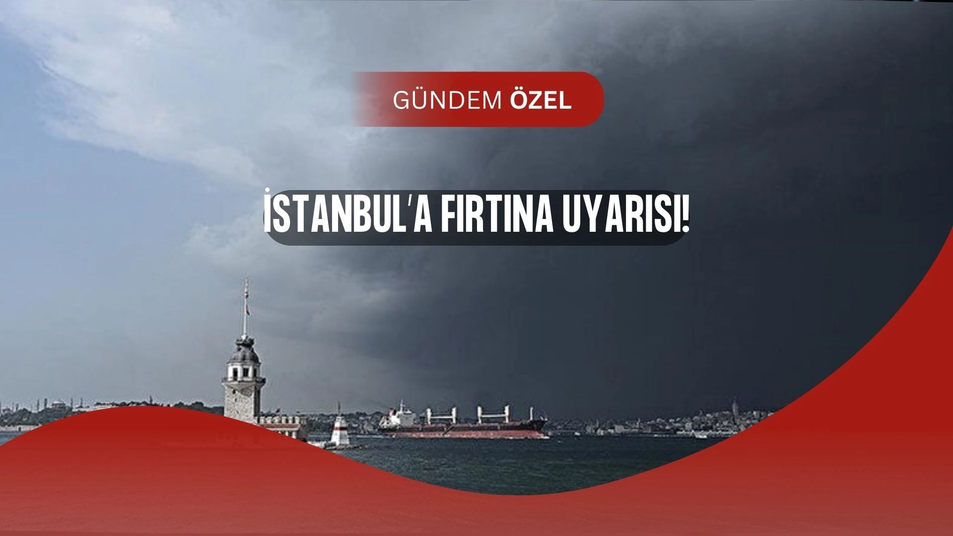 İstanbul’da Sarı Kodlu Fırtına Alarmı: Meteoroloji’den Kritik Uyarı