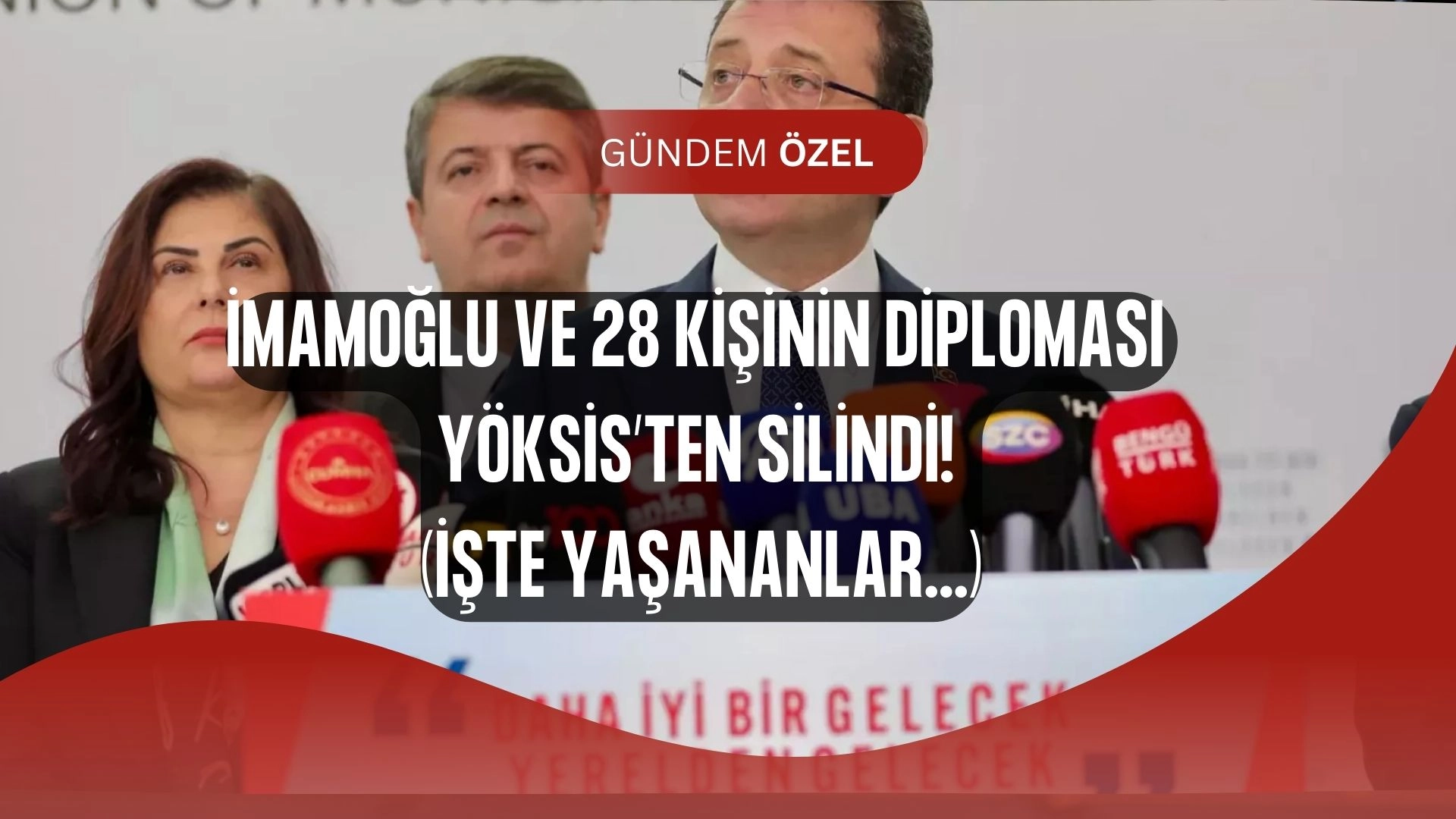 İmamoğlu’nun Diploması Resmen Silindi! 28 Kişilik Liste YÖKSİS’ten Temizlendi