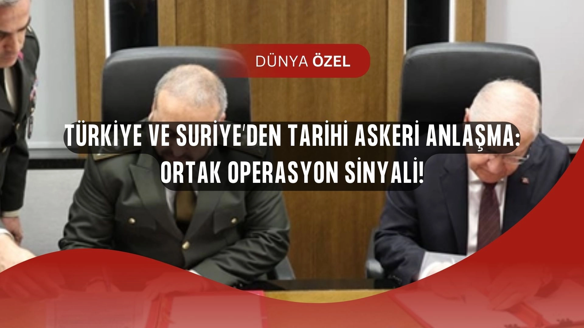 Türkiye-Suriye Arasında Şaşırtan Askeri Anlaşma! Ortak Operasyon Mu Geliyor?