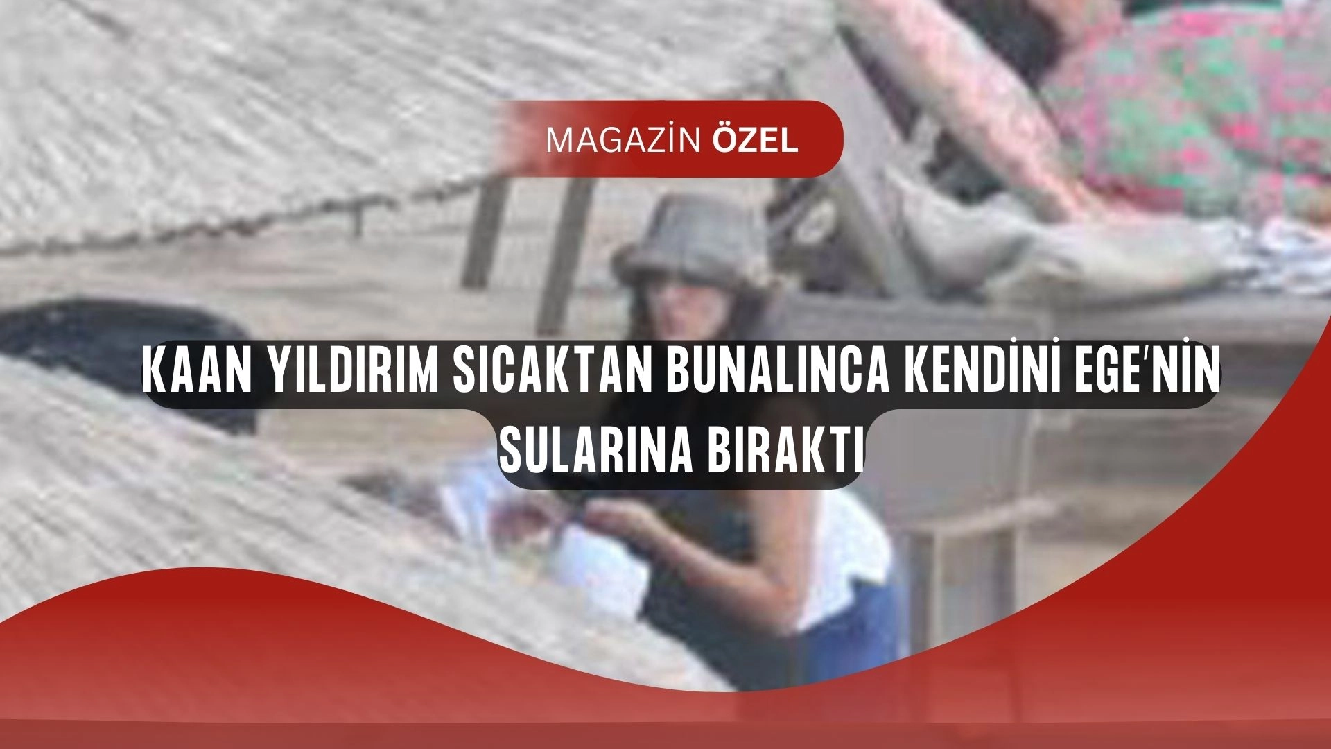 Pınar Deniz ve Kaan Yıldırım’ın Bodrum Tatilinden Samimi Kareler! Denize Giriş Anı Olay Oldu