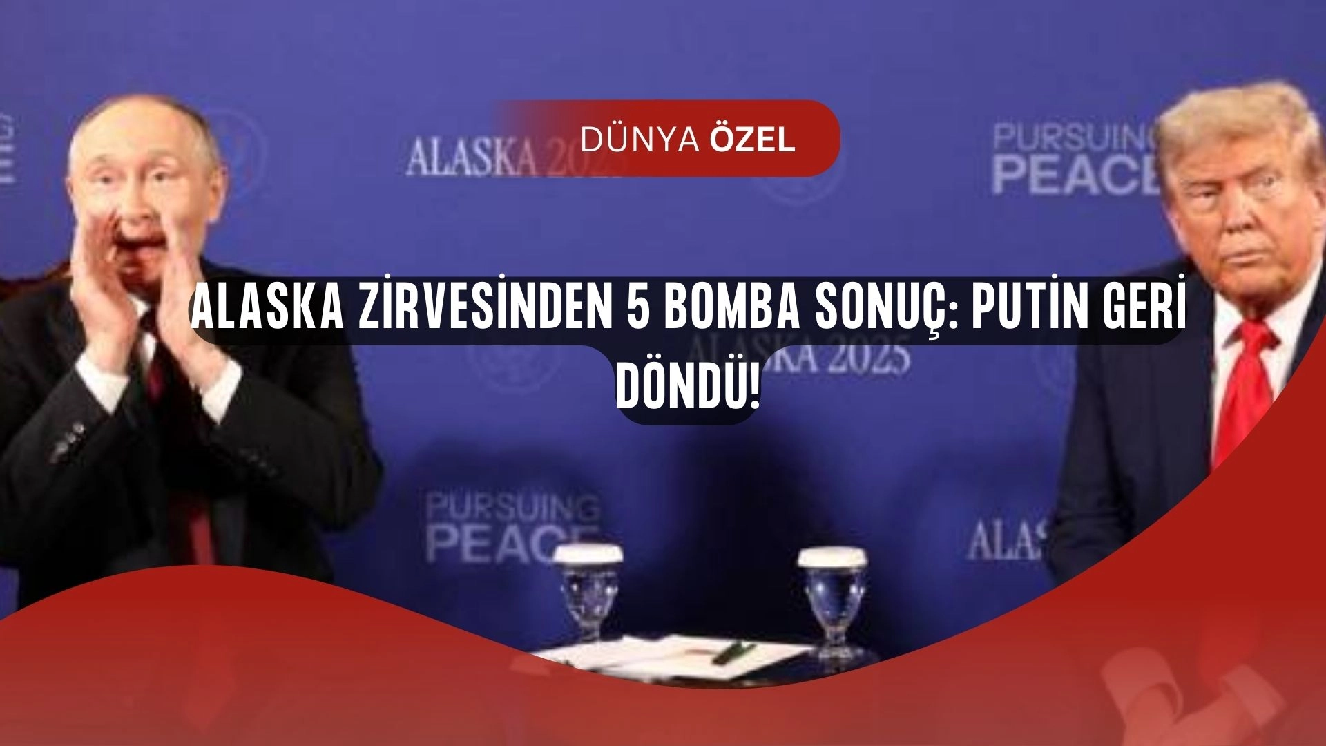 Trump ve Putin’den Tarihi Alaska Zirvesi: Ateşkes Çıkmadı, Diplomasi Fırtınası Başladı!