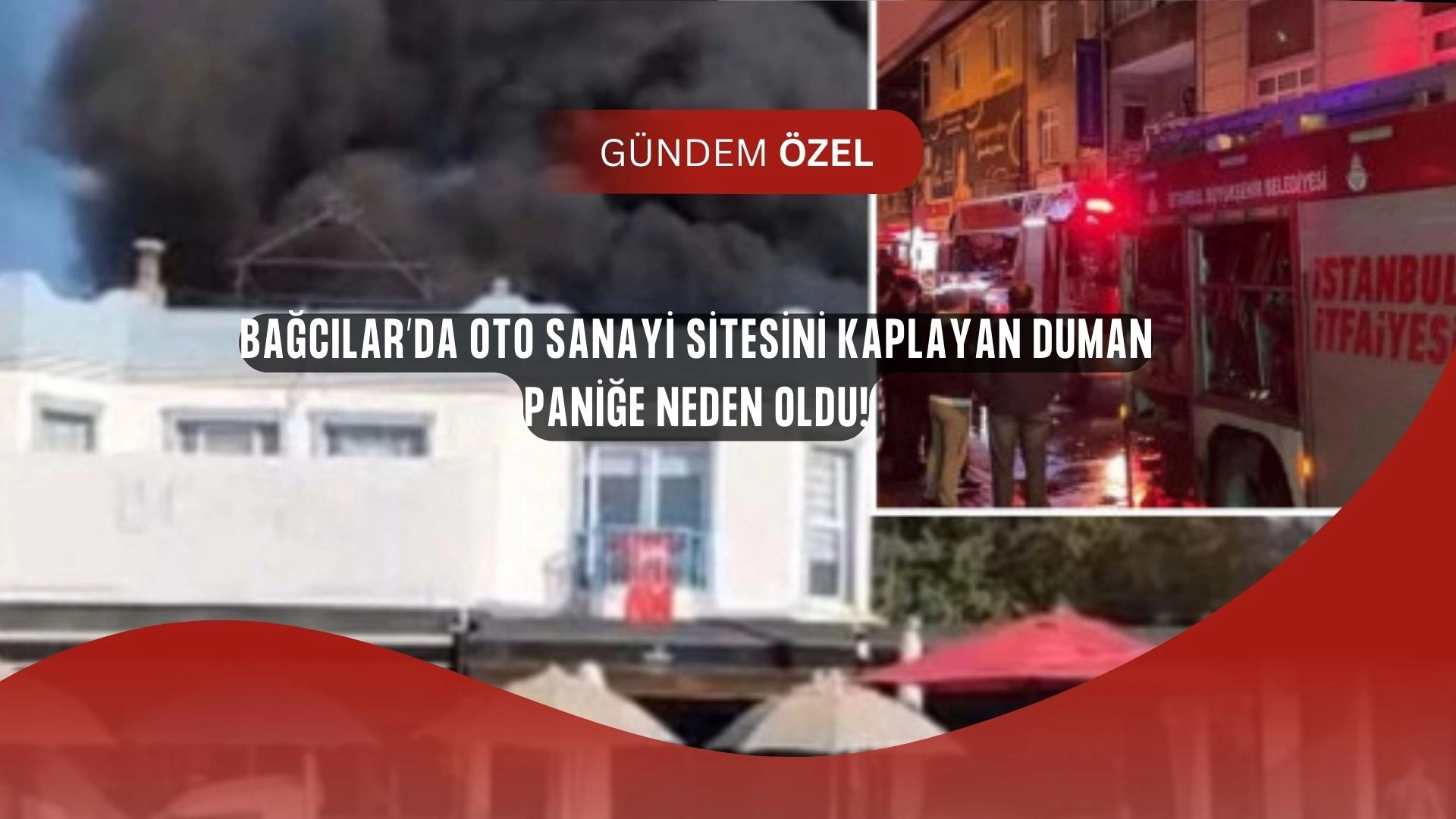 Bağcılar’da Oto Sanayi Sitesinde Dumandan Kaçış! Gerçek Sebep Herkesi Şaşırttı