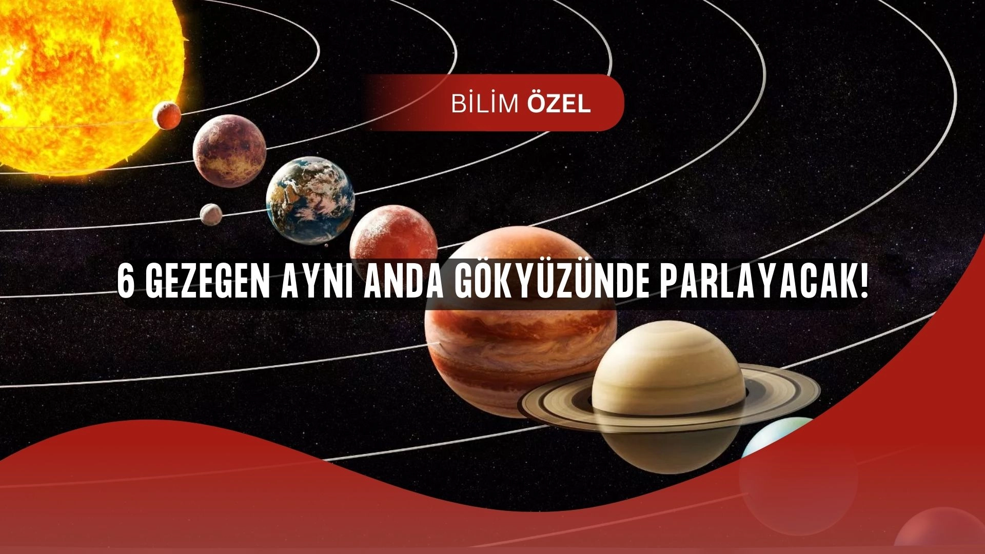 Gökyüzünde Şok Manzara: 6 Gezegen Aynı Anda Görülecek!